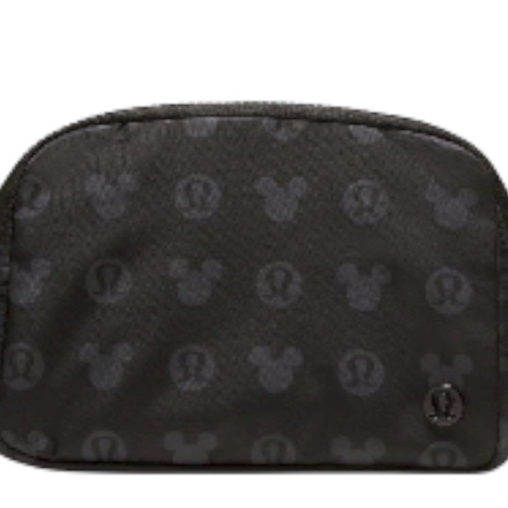 Lululemon Black Mickey Mouse Belt Bag